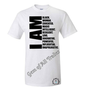 I am A Black Woman T-shirt