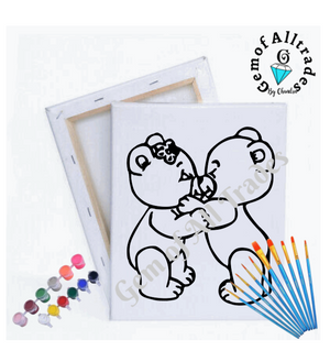 Pre-drawn Canvas