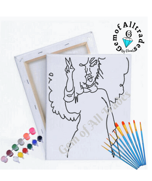Pre-drawn Canvas