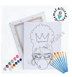 Pre-drawn Canvas