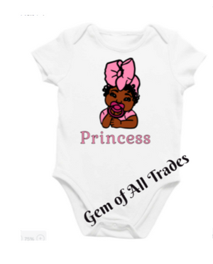 baby princess onesie
