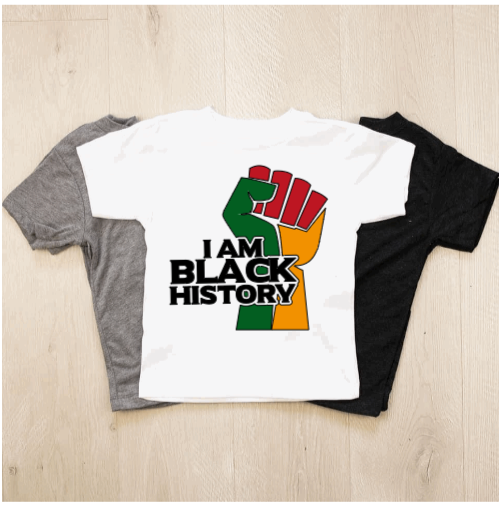 I am Black History Fist T-Shirt