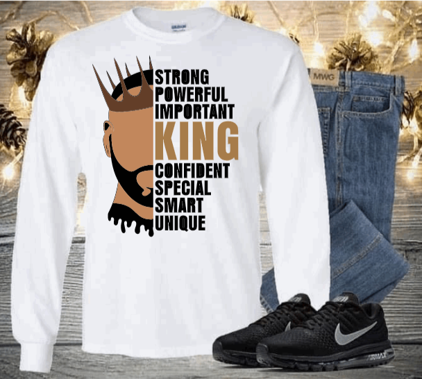 Strong Powerful Important King T-shirt
