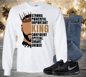 Strong Powerful Important King T-shirt
