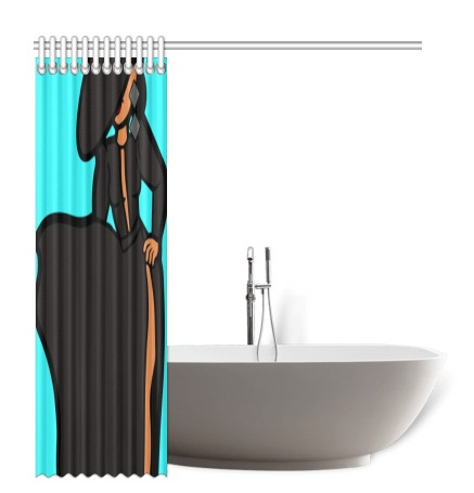 Grown and sexy lady Shower Curtain 60"x72"