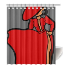 Grown and sexy lady Shower Curtain 60"x72"