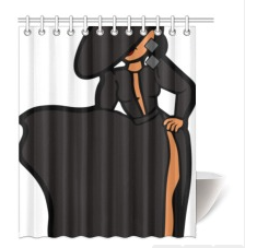Grown and sexy lady Shower Curtain 60"x72"