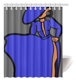 Grown and sexy lady Shower Curtain 60"x72"