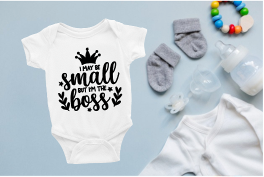 I may be Small But Im the Boss Onesie
