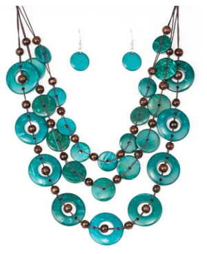 Catalina Coastin Blue Paparazzi Necklace
