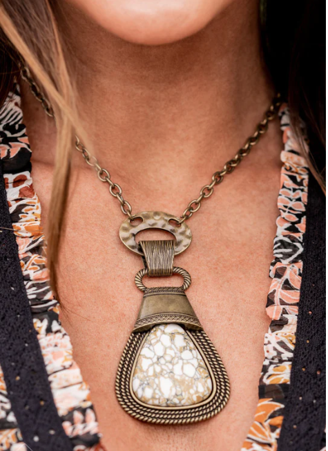 Rodeo Royale - Brass   Necklace