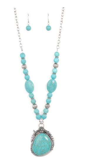 Southwest Paradise - Blue   Necklace