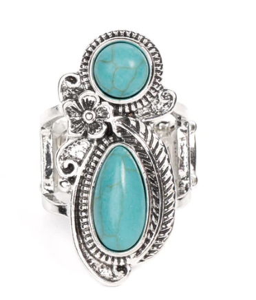 Southwest Paradise - Blue   Necklace