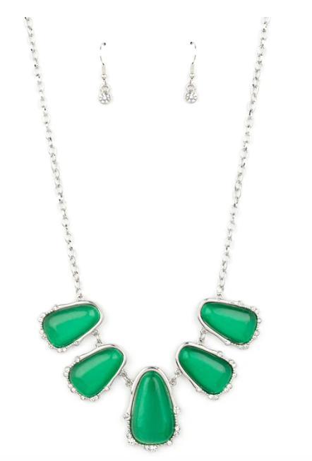 Newport Princess - Green necklace
